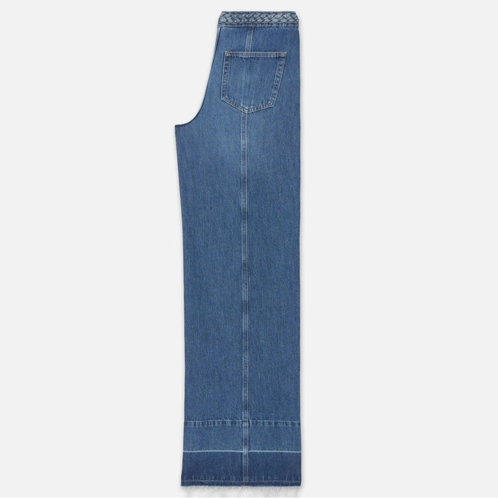 Frame Denim Braided High-Rise Wide-Leg Jeans sz 25 - Picture 3 of 10